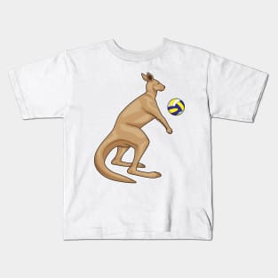 Kangaroo Volleyball player Volleyball Kids T-Shirt